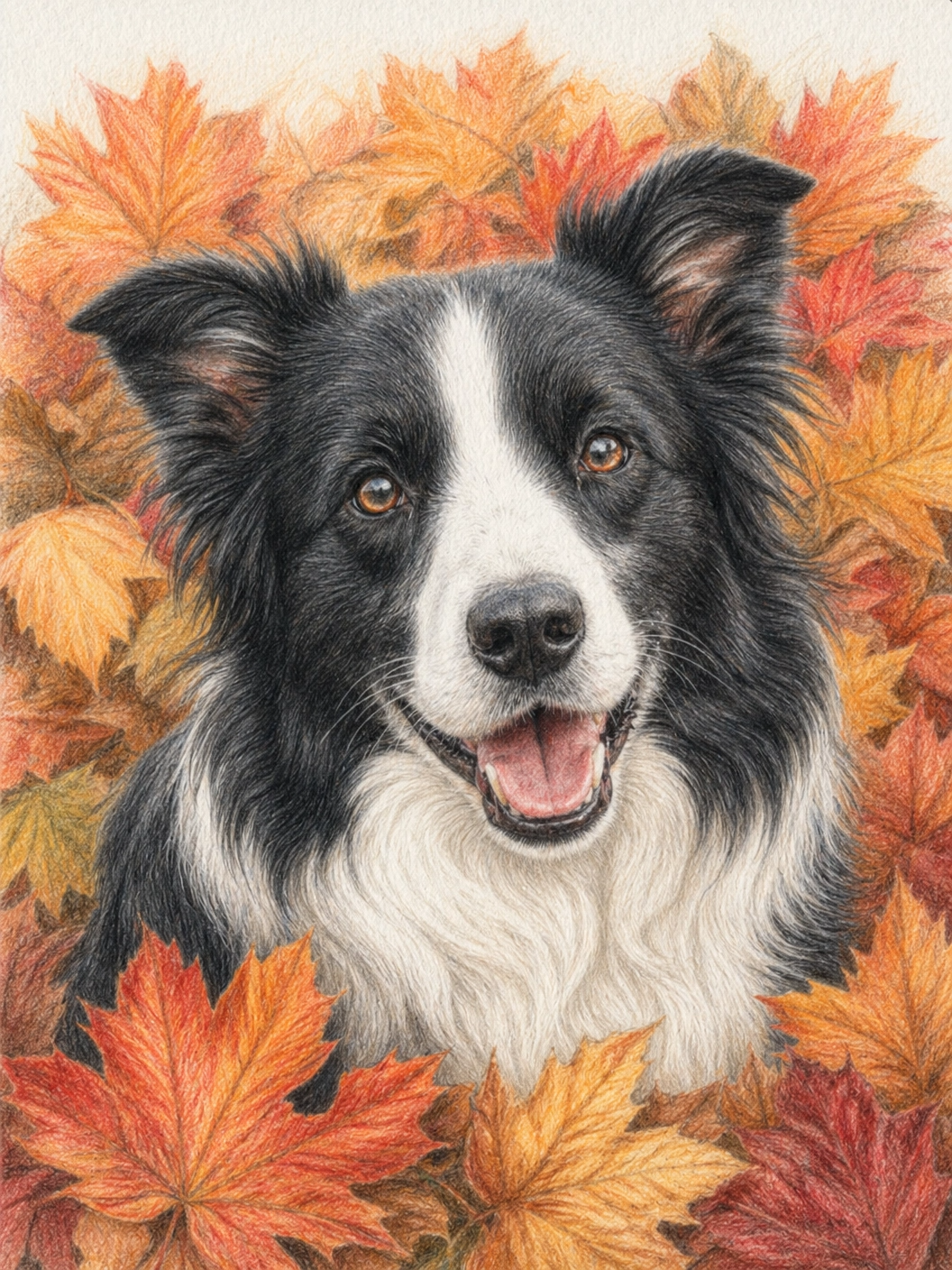 Flower Pet Portrait - autumn